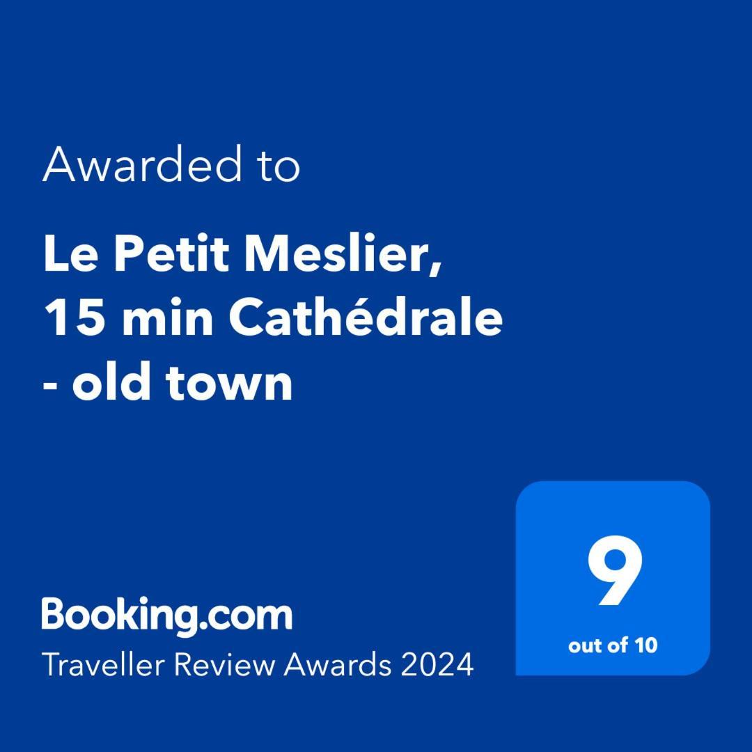 Le Petit Meslier, 15 Min Cathedrale - Old Town Apartment Reims Ngoại thất bức ảnh